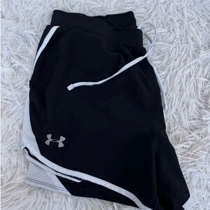 Under Armour Black Shorts with White Accents 🖤🤍